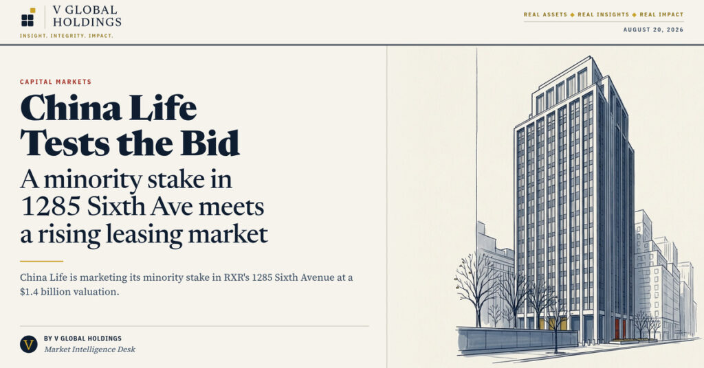 Chinese insurer eyes $1.4B valuation for Sixth Ave office tower