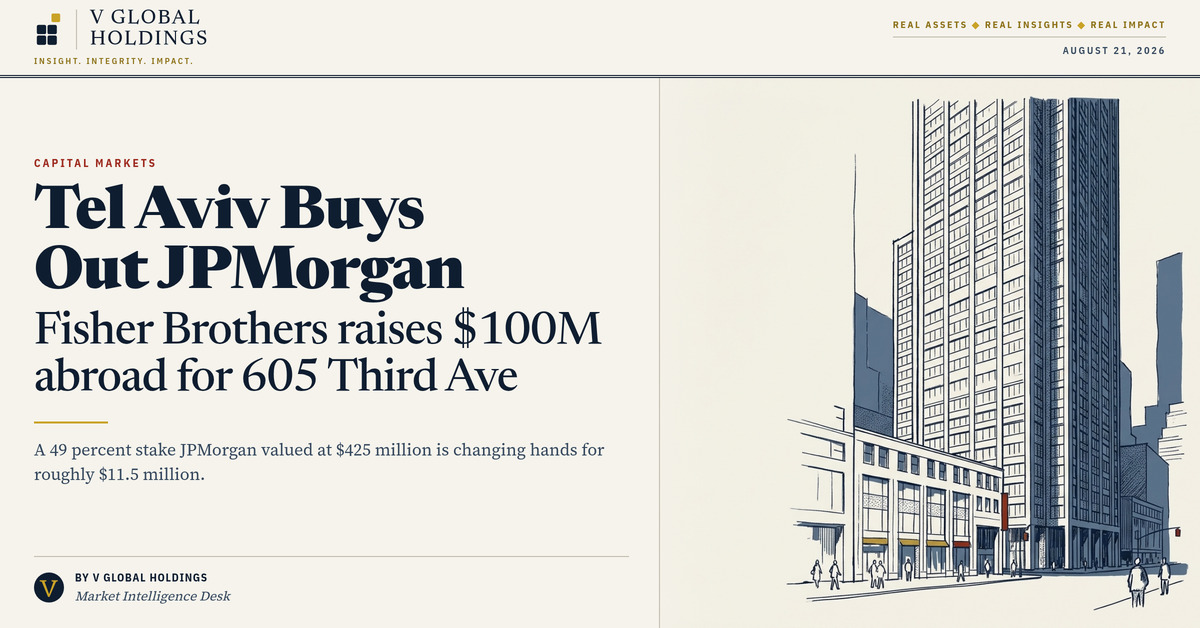 Fisher Brothers heads to Israeli bond market to buy JPMorgan out of Midtown office