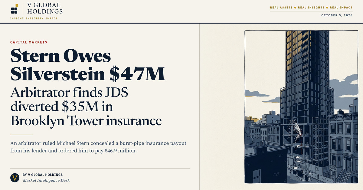 Stern loses Brooklyn Tower arbitration, ordered to pay Silverstein $47M
