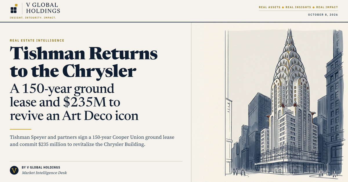 Tishman Speyer secures Chrysler Building return